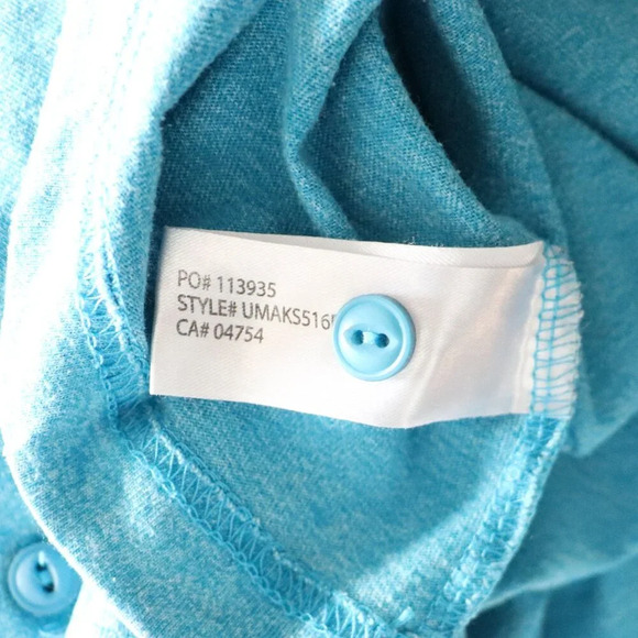 U.S. Polo Assn. Men's 3XLT Blue Stretch Button Cotton Short Sleeve Casual Shirt - Picture 12 of 12